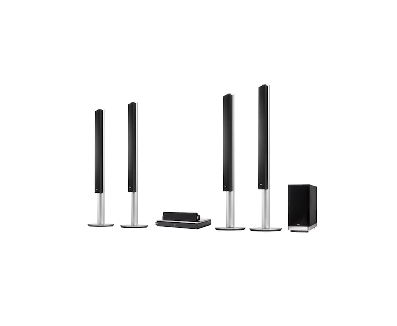 LG 9.1 ch Blu-Ray Home Theatre System with 1460W Total RMS Power Output, BH9540TW