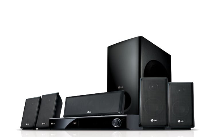 LG 3D Satellite Blu-Ray Home Theatre System with 850W Total Power Output, HB806SG