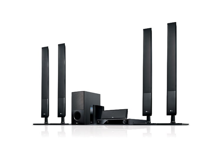 LG 3D Blu-Ray Home Theatre System with 850W Total Power Output, HB806TGW