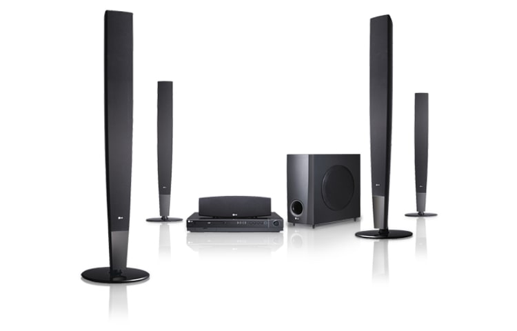 LG Home Theatre System with Full HD Up-Scaling, VSM, USB/MP3 Recording, HT503TH