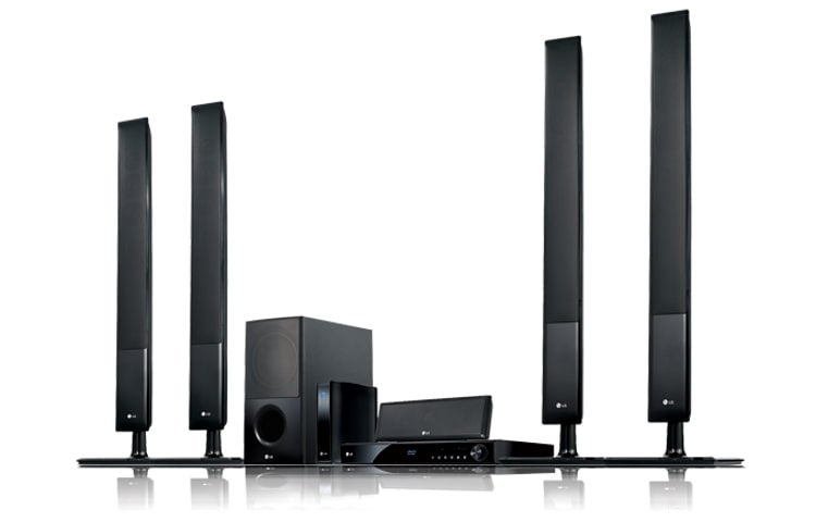 LG DVD Home Theatre System with Wireless Rear Speakers, HT905TAW