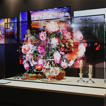 LG Transparent OLED Signage