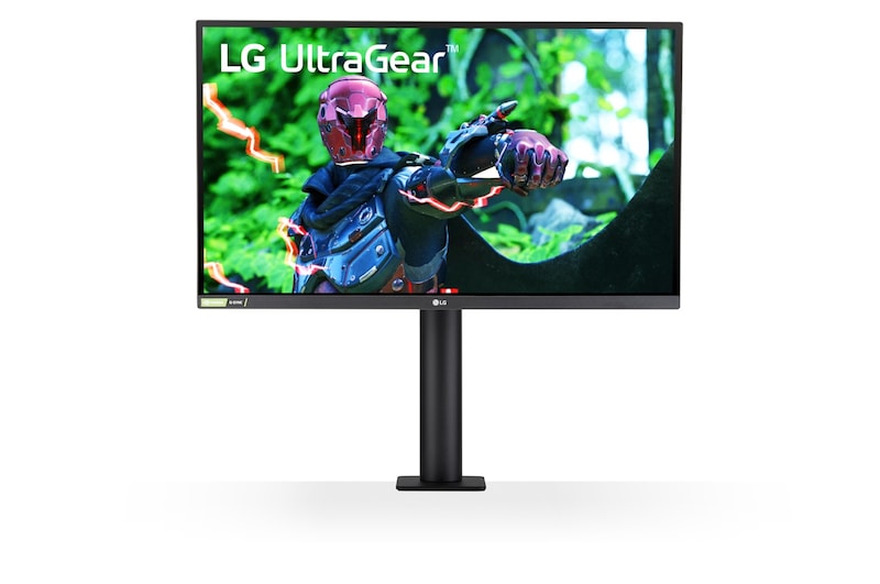LG 27'' UltraGear QHD Nano IPS 1ms 144Hz HDR G-SYNC Compatibility Monitor with Ergo Stand, 27GN880-B