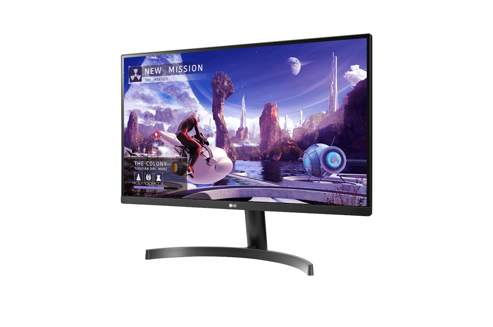 LG 27” QHD IPS HDR10 Monitor with AMD FreeSync™, 27QN600-B