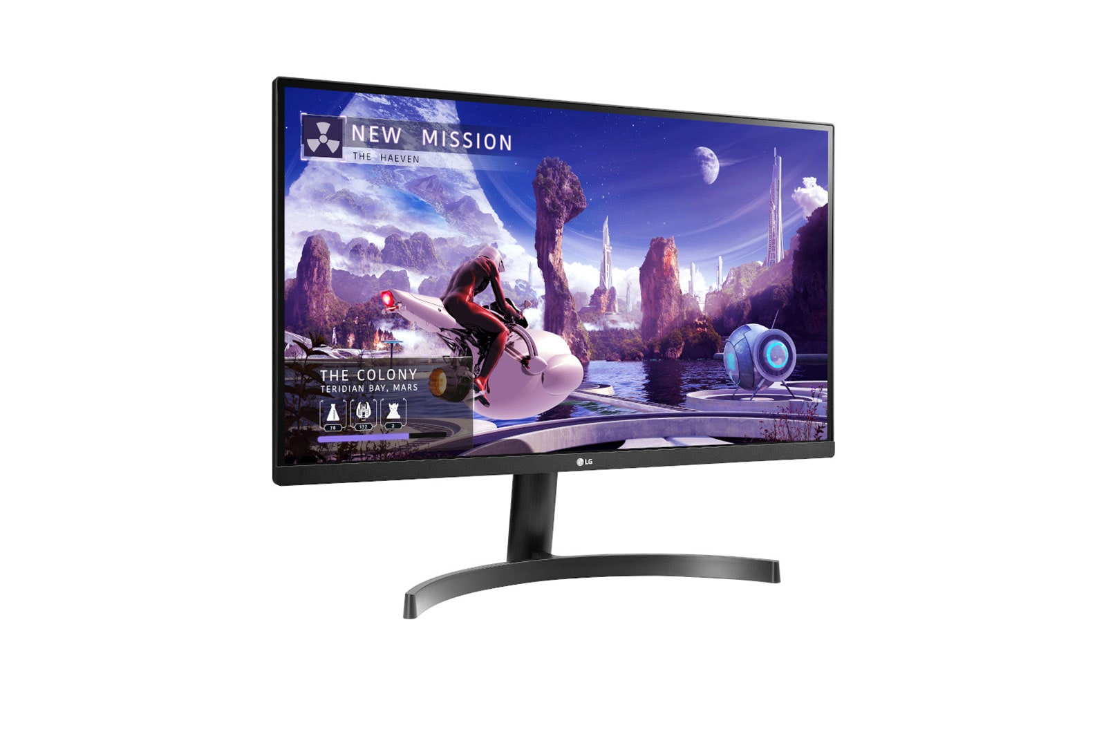 LG 27” QHD IPS HDR10 Monitor with AMD FreeSync™, 27QN600-B