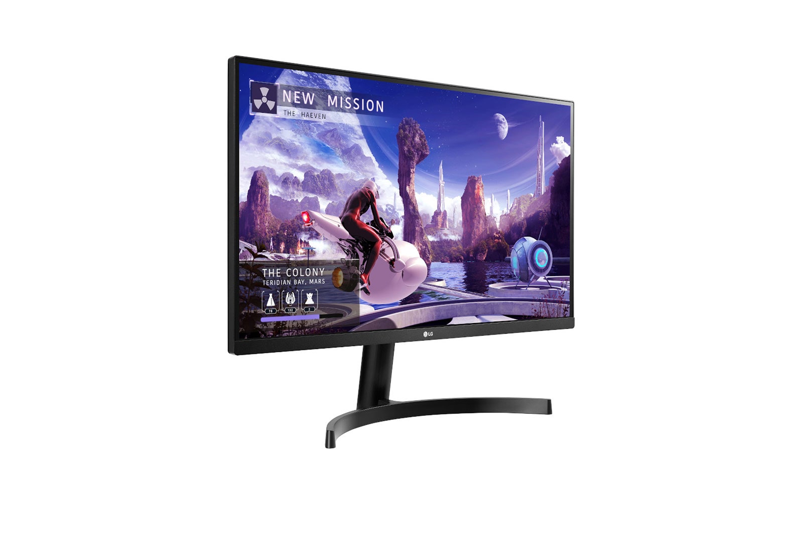 LG 27” QHD IPS HDR10 Monitor with AMD FreeSync™, 27QN600-B