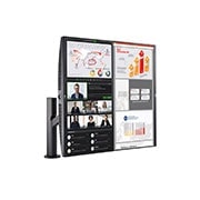 LG 27'' QHD Monitor Ergo Dual with USB Type-C™ and Daisy Chain, 27QP88D-B