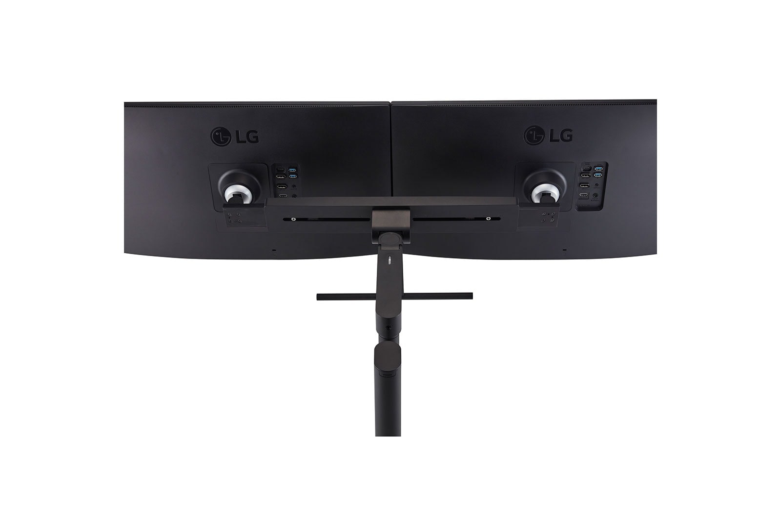 LG 27'' QHD Monitor Ergo Dual with USB Type-C™ and Daisy Chain, 27QP88D-B