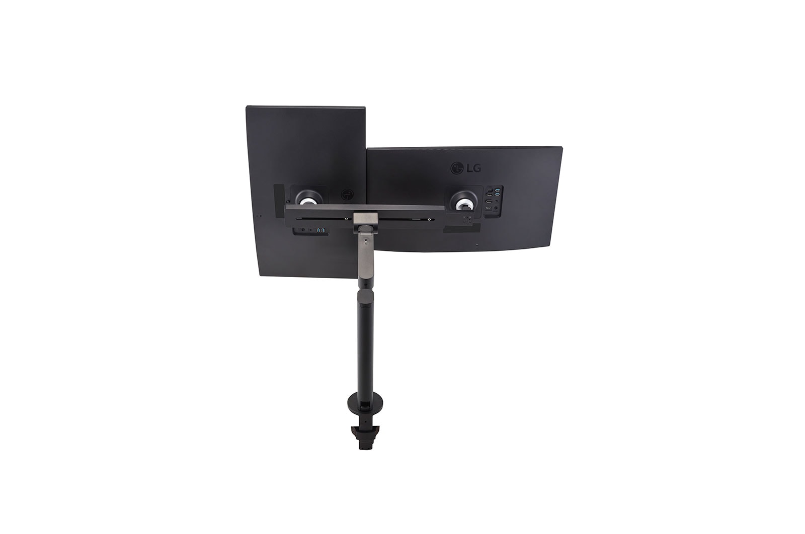 LG 27'' QHD Monitor Ergo Dual with USB Type-C™ and Daisy Chain, 27QP88D-B