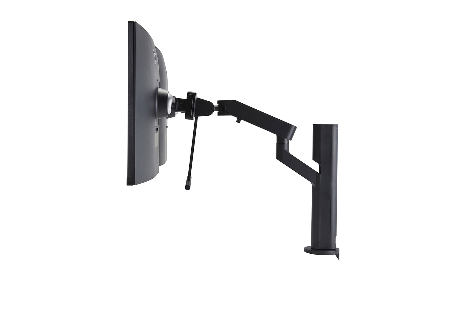 LG 27-inch QHD Monitor Ergo Dual with Daisy Chain, 27QP88D-BS