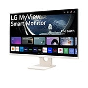 LG 27'' Full HD IPS MyView Smart Monitor with webOS, 27SR50F-W