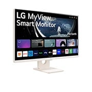LG 27'' Full HD IPS MyView Smart Monitor with webOS, 27SR50F-W