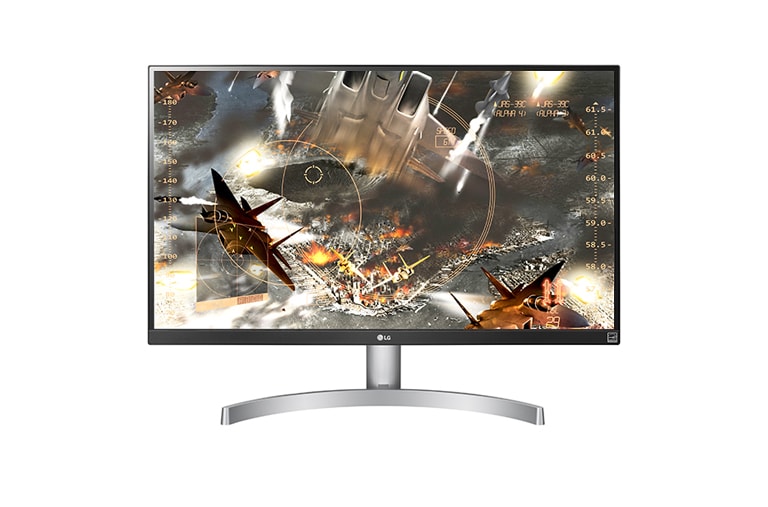 LG 27” UHD 4K IPS Monitor with HDR, 27UL600-W