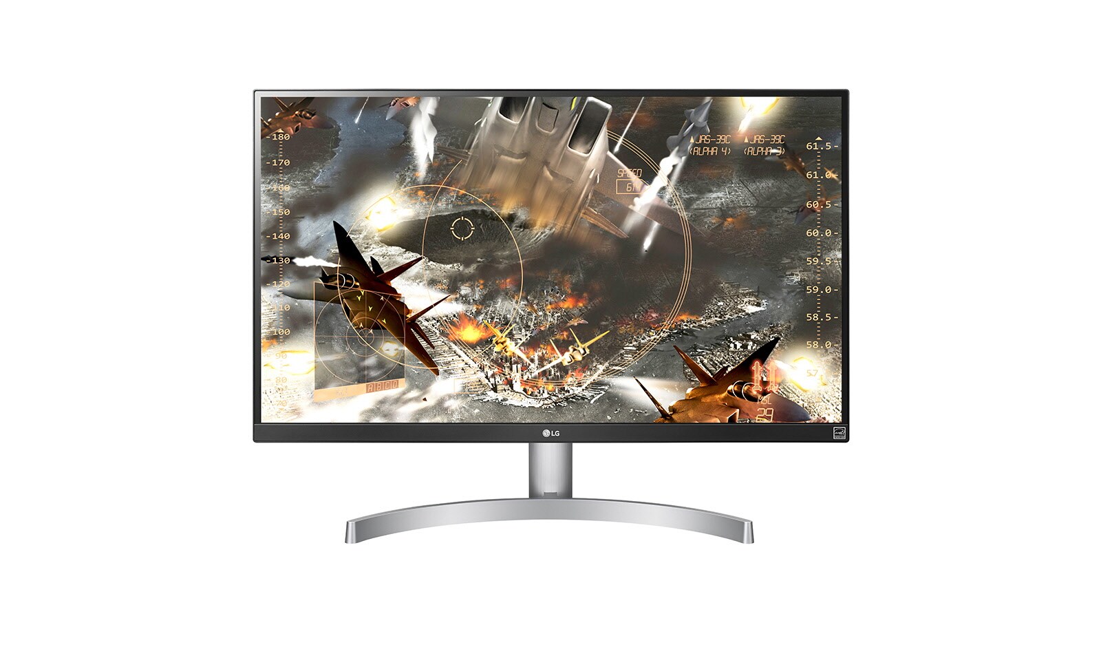 LG 27” UHD 4K IPS Monitor with HDR, 27UL600-W
