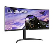 LG 34'' Curved UltraWide QHD Monitor with 160Hz Refresh Rate, 34WP65C-B