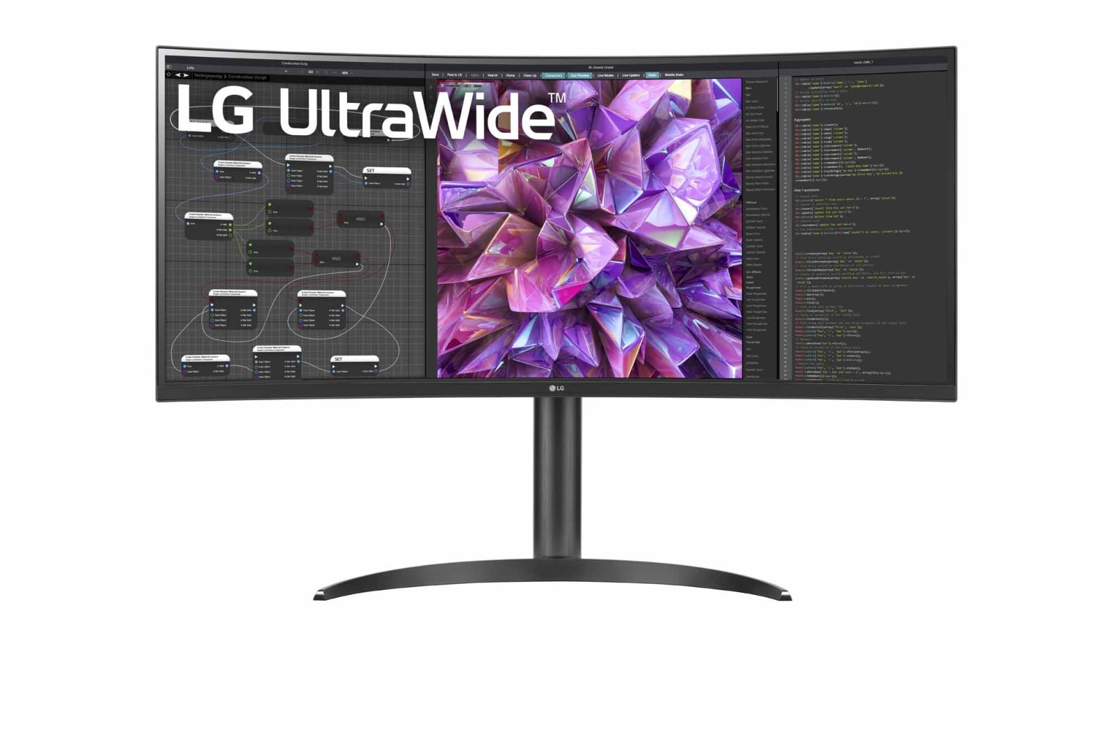 LG 34" 21:9 Curved UltraWide™ QHD (3440 x 1440) Monitor, 34WQ75C-B