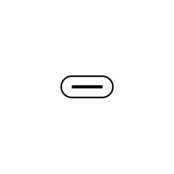 USB Type-C pictogram.	