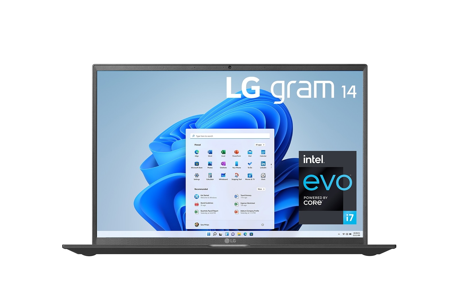 LG gram 14" Ultra-Lightweight and Slim Laptop with Intel® Evo 11th Gen Intel® Core™ i7 Processor and Iris® Xe Graphics, 14Z90P-G.AA85A