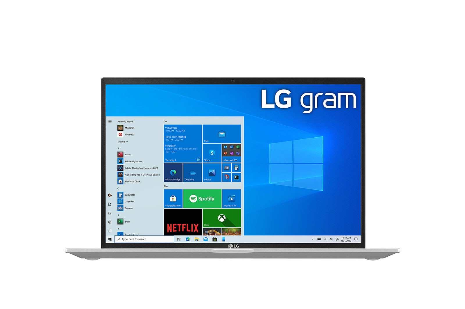 LG gram Ultra-Lightweight Laptop with 14” 16:10 IPS Display and Intel® Evo™ platform, 14Z90P-G.AR53A