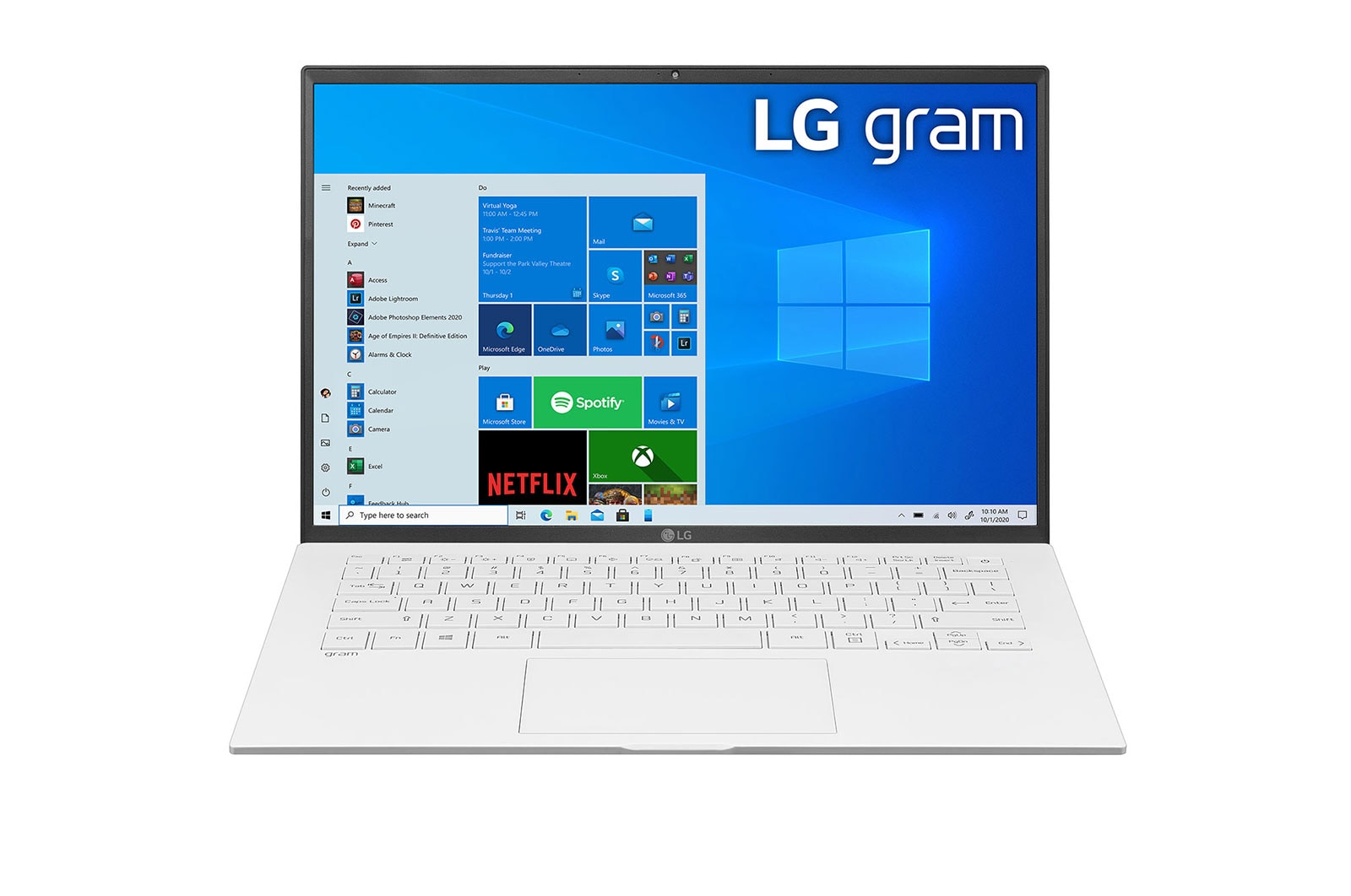 LG gram Ultra-Lightweight Laptop with 14” 16:10 IPS Display and Intel® Evo™ platform, 14Z90P-G.AR54A