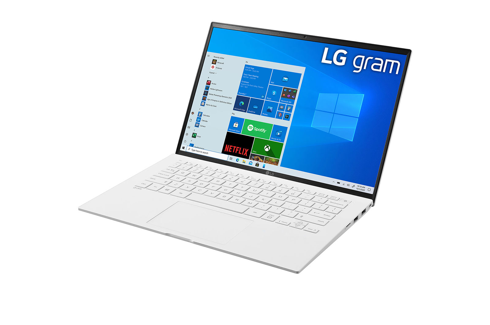 LG gram Ultra-Lightweight Laptop with 14” 16:10 IPS Display and Intel® Evo™ platform, 14Z90P-G.AR54A