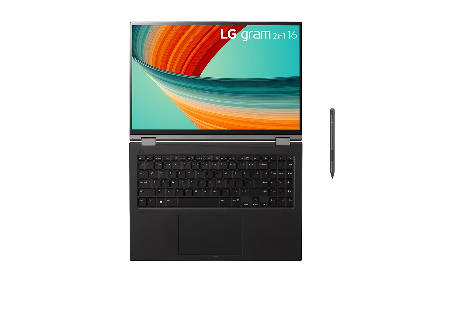 LG gram 16 Inch 2 in1 Touchscreen Laptop & Tablet | 13th Gen Intel® Evo Processor, 16GB RAM, Windows 11 Pro, Stylus Pen, 16T90R-G.AP55A