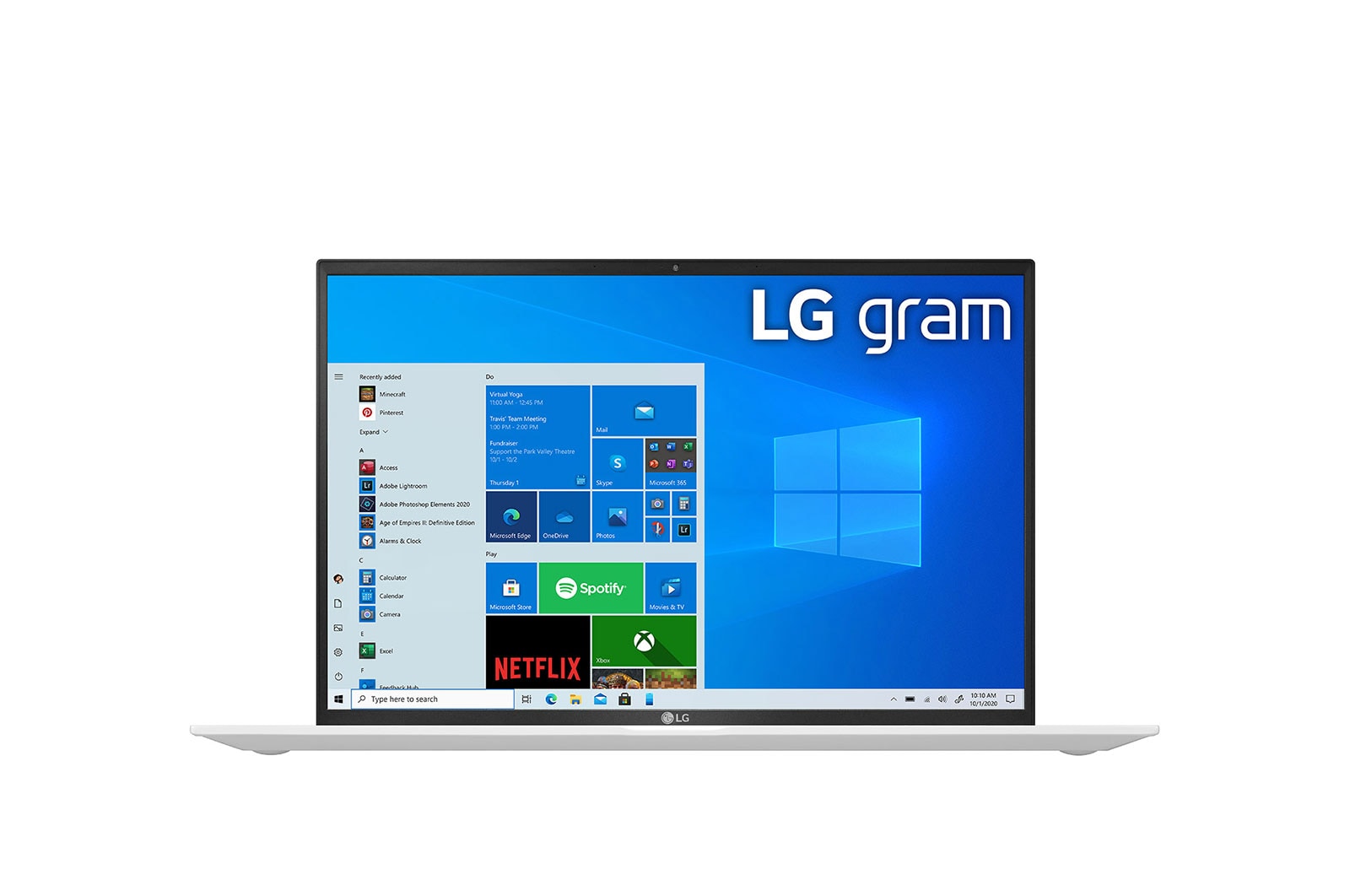 LG gram Ultra-Lightweight Laptop with 16” 16:10 IPS Display and Intel® Evo™ platform, 16Z90P-G.AA54A