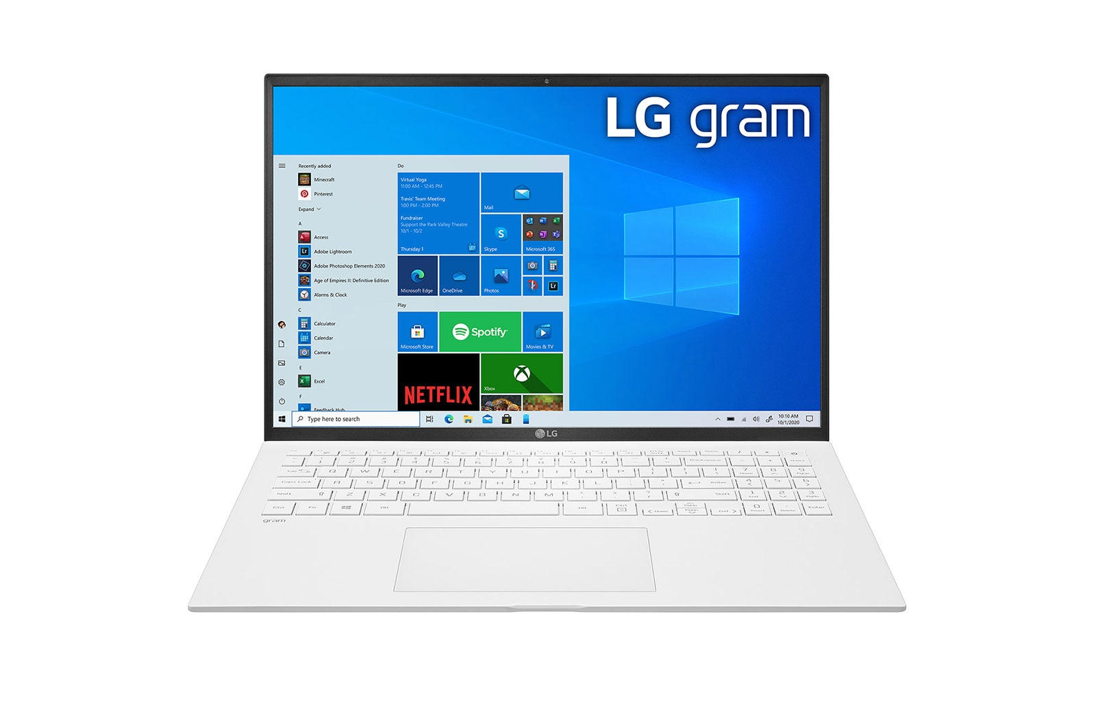 LG gram Ultra-Lightweight Laptop with 16” 16:10 IPS Display and Intel® Evo™ platform, 16Z90P-G.AA54A