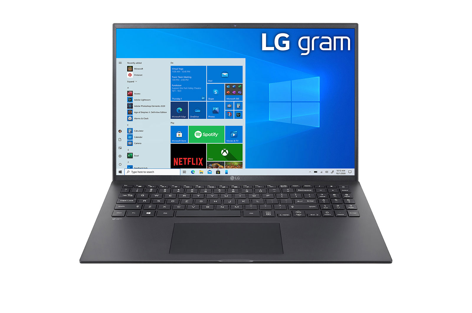 LG gram Ultra-Lightweight Laptop with 16” 16:10 IPS Display and Intel® Evo™ platform, 16Z90P-G.AA75A