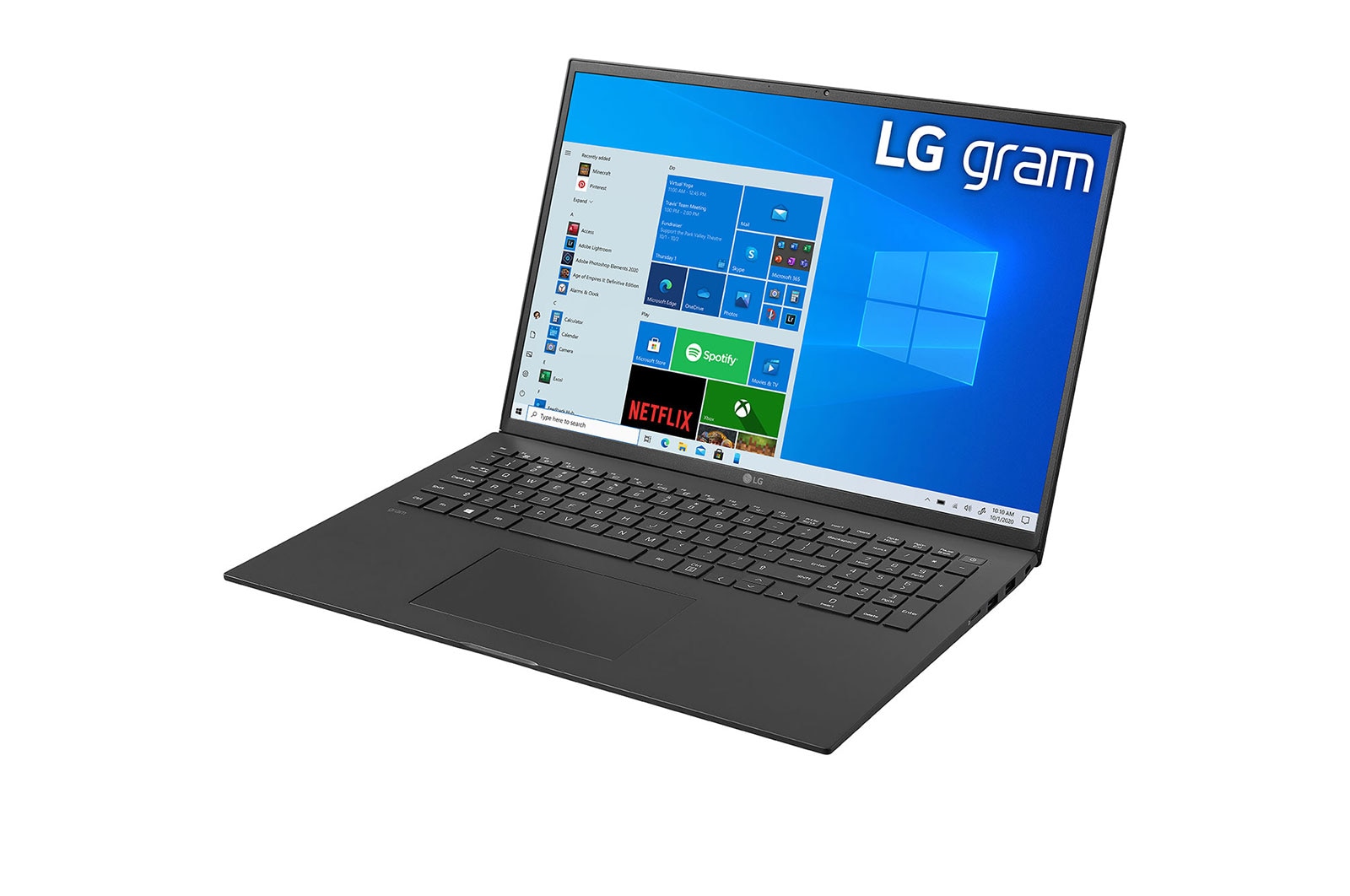 LG gram Ultra-Lightweight Laptop with 17” 16:10 IPS Display and Intel® Evo™ platform, 17Z90P-G.AA75A