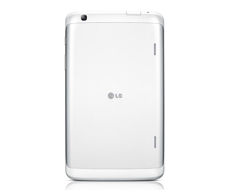 LG G PAD 8.3 tablet features a beautiful 8.3" Full HD display and a powerful quad-core processor, which allows you to multi-task efficiently with a suite of intuitive features., V500 WHITE