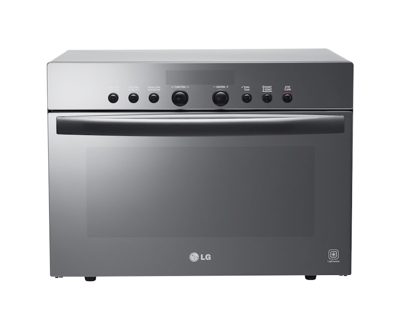 Front view of 38L Mirror Glass SolarDOM Oven with Infraspeed Heater MA3884NGR