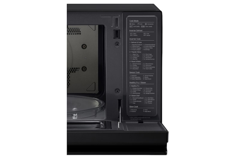 Front view LG MJ3966ABS NeoChef, 39L Smart Inverter Convection Oven