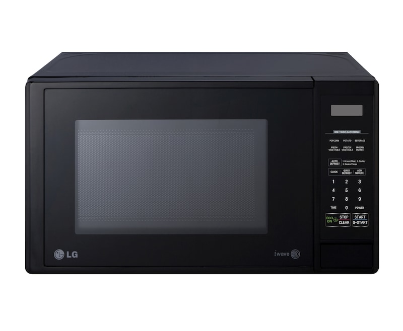 Front view of 20L Black Microwave Oven MS2042DB