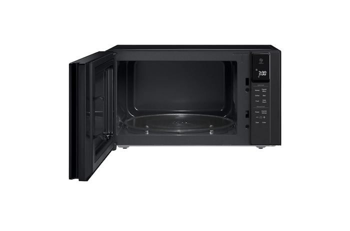 Front view LG MS2596OB NeoChef, 25L Smart Inverter Microwave Oven