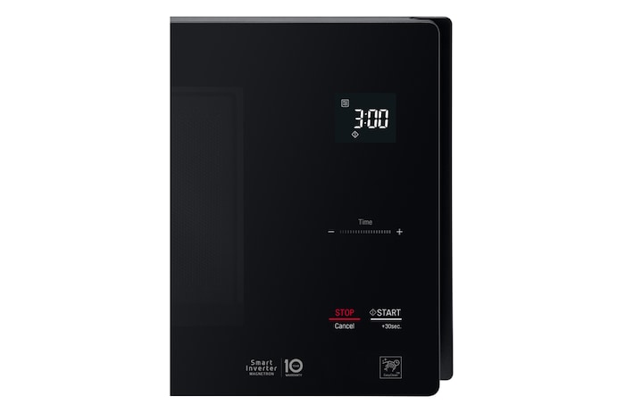 Front view LG MS2596OB NeoChef, 25L Smart Inverter Microwave Oven