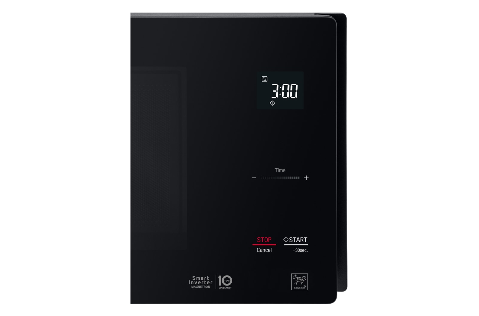 Front view LG MS2596OB NeoChef, 25L Smart Inverter Microwave Oven