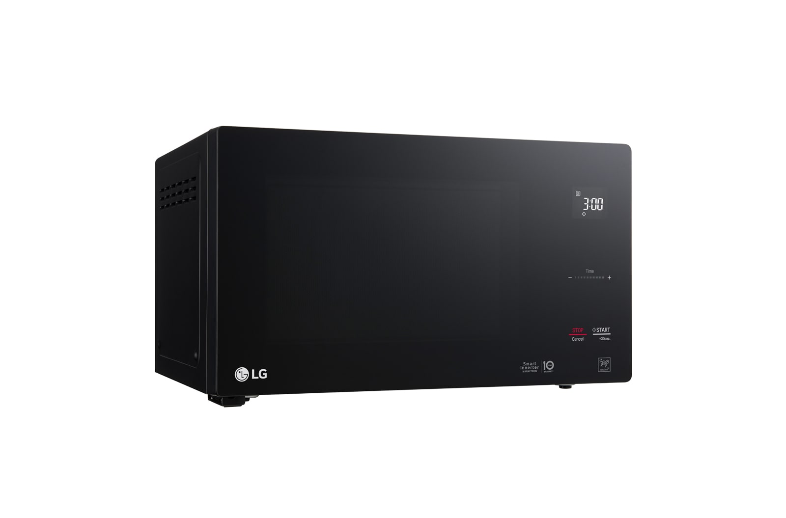 Front view LG MS2596OB NeoChef, 25L Smart Inverter Microwave Oven
