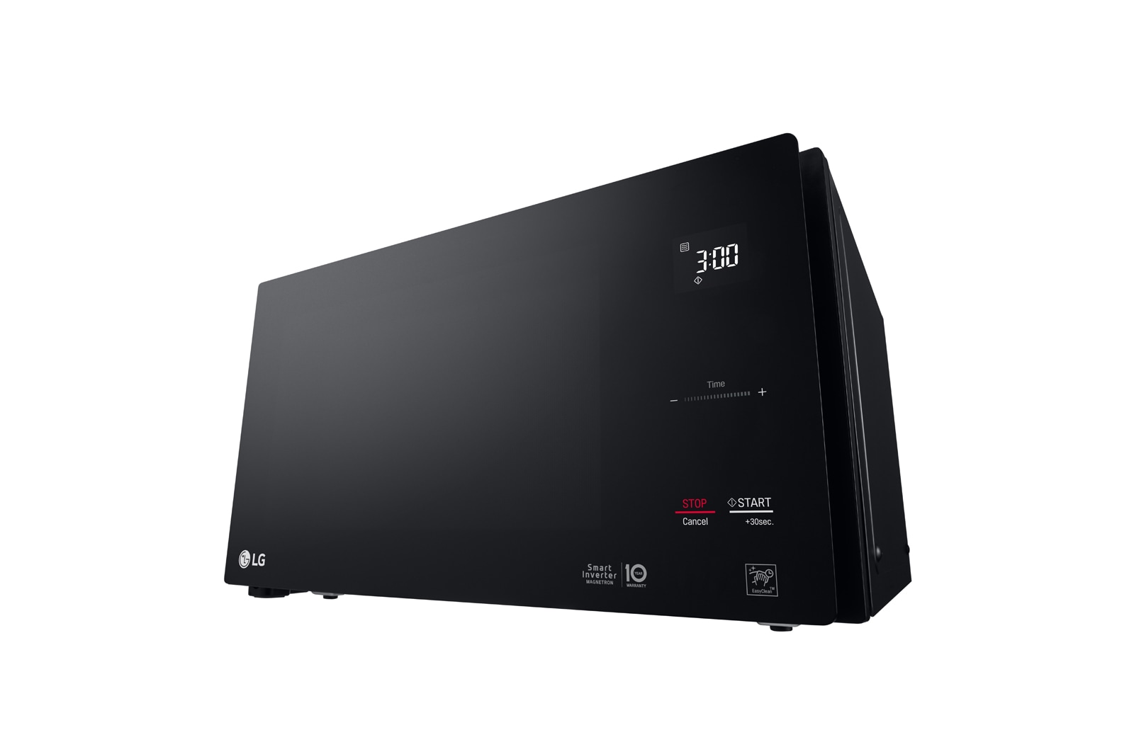 Front view LG MS2596OB NeoChef, 25L Smart Inverter Microwave Oven