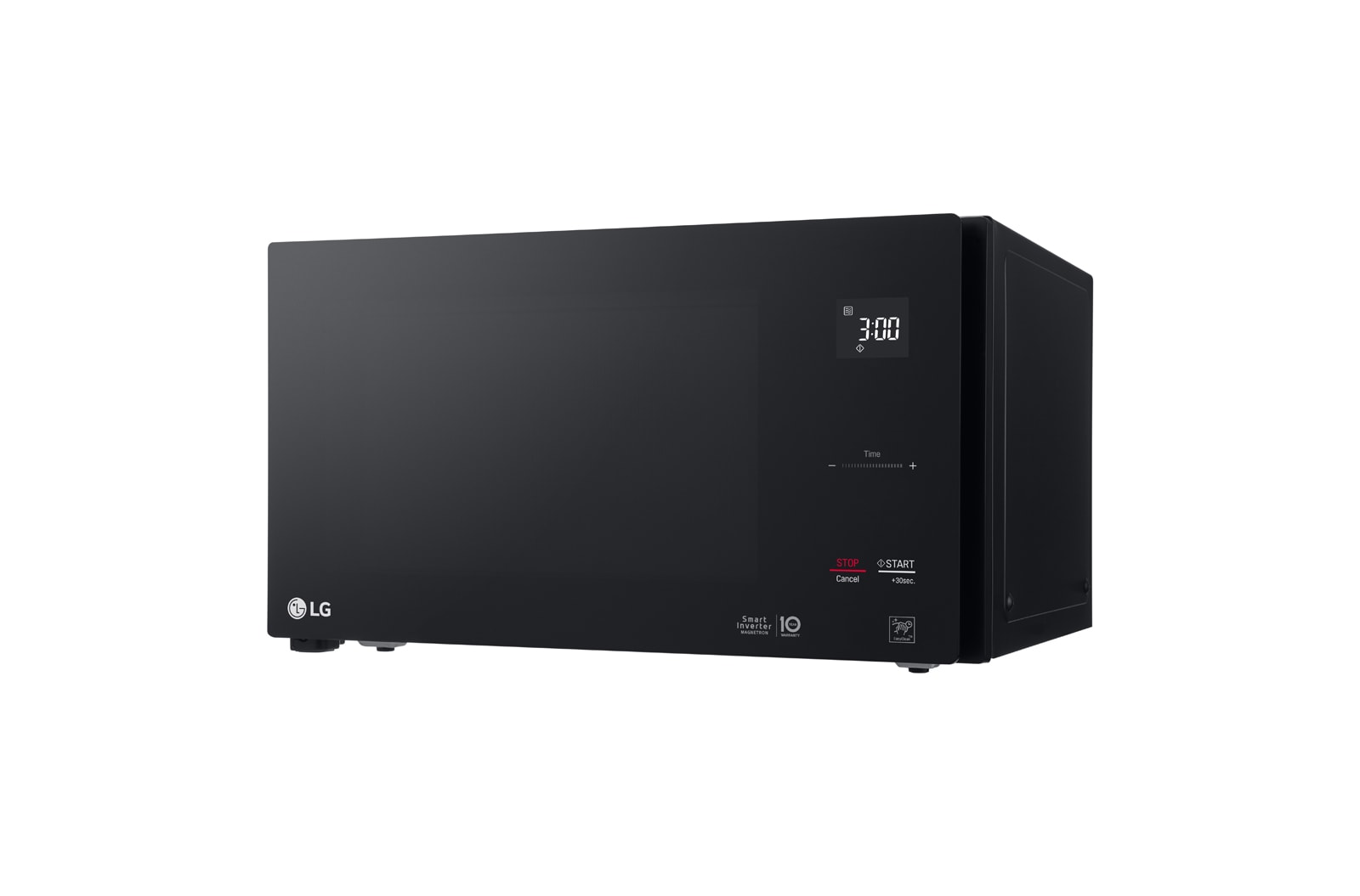 Front view LG MS2596OB NeoChef, 25L Smart Inverter Microwave Oven