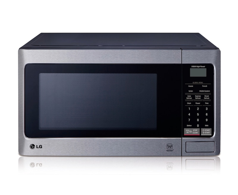 Front view of 30L Stainless Steel Microwave Oven with i-wave MS3042X1