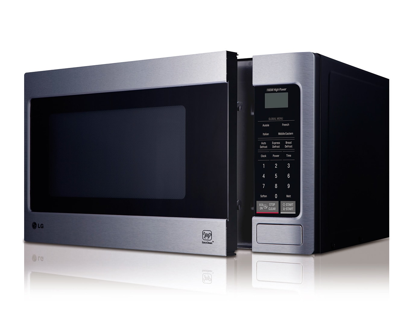 LG 30L Stainless Steel Microwave Oven with i-wave, MS3042X1