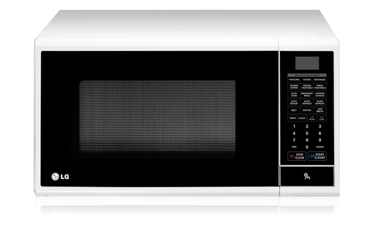 LG 38L WHITE ROUNDED CORNER CAVITY MICROWAVE OVEN, MS3840SR