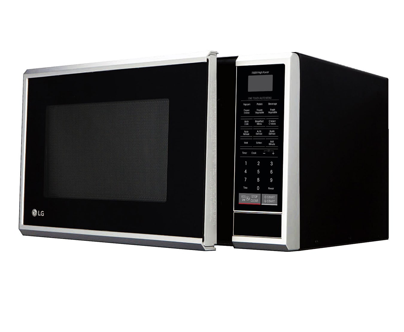 LG 40L Black Rounded Corner Cavity Microwave Oven, MS4040SRB