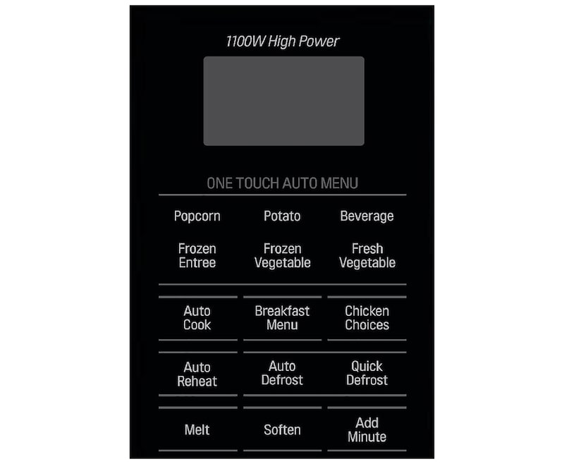 LG 40L Black Rounded Corner Cavity Microwave Oven, MS4040SRB