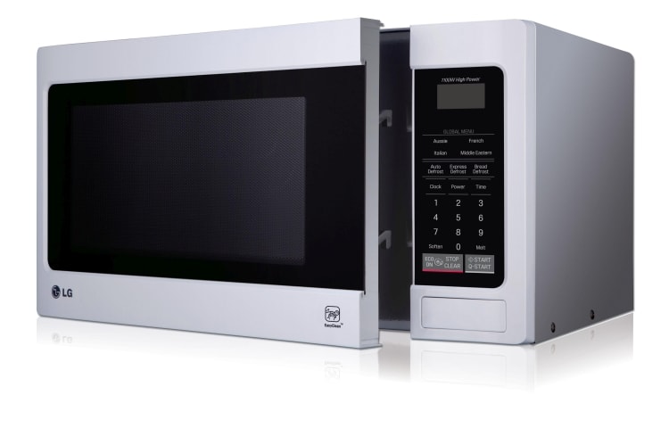 LG 40L White Rounded Corner Cavity Microwave Oven , MS4042GR