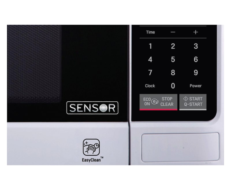 LG 40L White Rounded Corner Cavity Microwave Oven with Auto Sensor Cooking, MS4042GRS