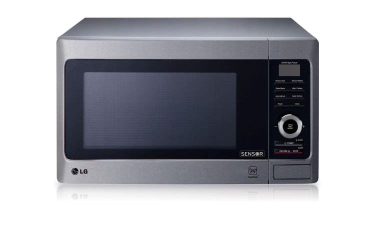 LG 40L Stainless Steel Rounded Corner Cavity Microwave Oven with Auto Sensor Cooking, MS4082XRS