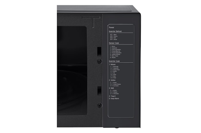 Front view LG MS4266OBS NeoChef, 42L Smart Inverter Microwave Oven