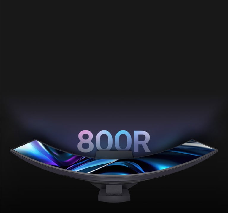 Top view of 800r curvature body.